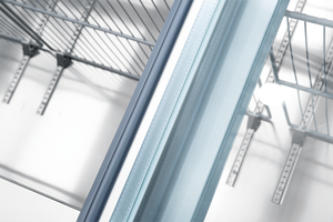 Refrigerador de Ingeniería Comercial un refrigerador congelador vertical de 2 puertas de acero inoxidable - Product Image 4