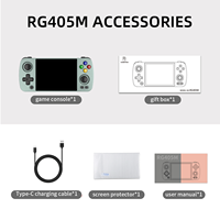 ANBERNIC-Console de jeu rétro portable RG405M Android de 4 pouces, 5GWiFi, 128 Go, compatible avec l'extension de carte TF