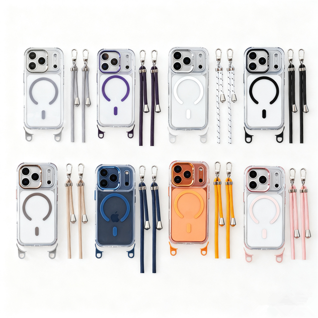 Fashion Crossbody Phone Strap Rope Shoulder Necklace Phone case Lanyard for iphone 17 16 15 14 13 12 Pro Max