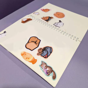 Coreano ragazza carina manuale adesivo di carta personalizzata appiccicosa per studenti in stile libro adesivo per regali promozionali e aziendali - Product Image 3