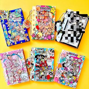 Carnet à feuilles mobiles en acrylique TK Popular Cartoon A7/A5, avec perles musicales DIY en acrylique de grande marque - Product Image 2