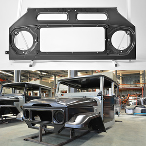 Protector de rejilla de babero delantero de acero de repuesto de parachoques delantero resistente para <span class=keywords><strong>Toyota</strong></span> Land Cruiser FJ40 FJ45 1979 1984 - Product Image 2