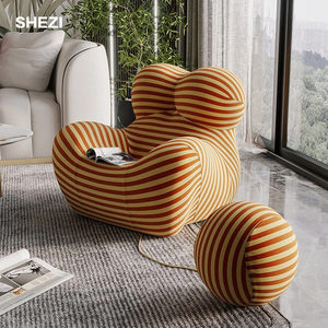 SHEZI personnalisé maman embrassant chaise décontractée concepteur Cair créatif paresseux inclinable Chir en forme d'embrasser balle Char chaise à bulles - Product Image 1