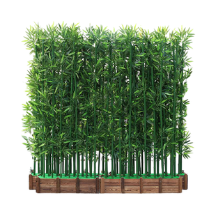 Offre Spéciale Presque Naturel <span class=keywords><strong>Bambou</strong></span> Artificiel <span class=keywords><strong>Haie</strong></span> Pour Restaurant Jardin - Product Image 4