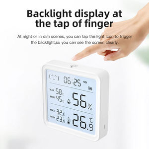 TY-TH08por Tuya Wifi para Hogar Inteligente, Higrómetro con Retroiluminación, Termómetro, Sensor de Temperatura y Humedad, Control Remoto por Aplicación - Product Image 2