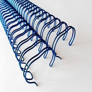 กล่องเครื่องเขียน7/8 ''ห่วงโลหะสีแดง23ห่วงวงแหวนคู่ขดลวดสปริงลวดผูกแหวน - Product Image 2