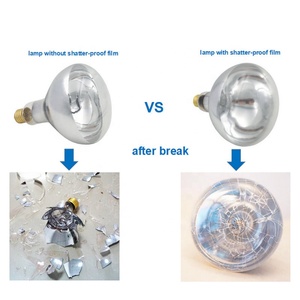 New Zealand Úc Bán Chạy Nhất Bóng Đèn <span class=keywords><strong>Halogen</strong></span> Chống Cháy Nổ 250 Wát Đèn Sưởi 275 Wát Clearglow Phòng Tắm Nóng Đèn - Product Image 6