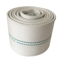 Tuyau d'arrosage flexible en PVC de 3 pouces, 13 bars, blanc, tuyau d'incendie à décharge à plat, équipement de lutte contre l'incendie