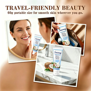 Crème dépilatoire visage en gros, formule sensible, lait de coco, collagène, douce, pour le dessus des lèvres et le <span class=keywords><strong>menton</strong></span>, 60g - Product Image 4