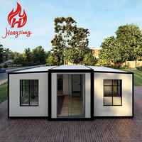 Casa Contenedor de Acero Móvil, Prefabricada, Modular, Expandible, Moderna, de Lujo, de 20 pies, 30 pies, 40 pies, con Baño
