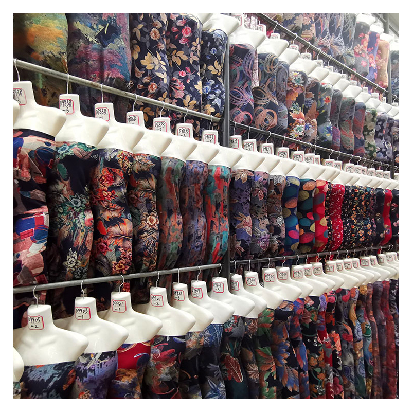 100% вискозная нить, вискозная разрядка, вискозная ткань, фабрики 30s 45s Challi разрядная печать, вискозная ткань для платья