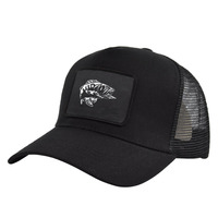Casquettes de camionneur en coton 100% à 5 panneaux, imprimées en chevrons, de haute qualité, vente en gros