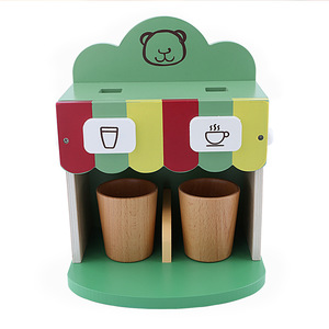 Set Giocattolo Cucina in Legno con Macchina del Caffè, Giochi Educativi per Bambini dai 7 ai 14 Anni, Confezione Colorata - Product Image 3
