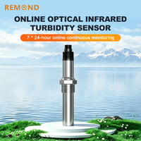 Sensor Turbiditas Digital Kelas Industri Prinsip Inframerah 0-4000NTU Akurasi 5%FS Stabilitas Tinggi IP68 Baja Tahan Karat OEM