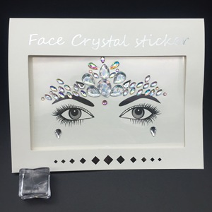 Gioielli per il Corpo Femminile, Adesivi in Resina Acrilica con Strass, Gemme per il Corpo in Cristallo, Adesivi per Tatuaggi per Feste Musicali, <span class=keywords><strong>Halloween</strong></span> e Carnevale - Product Image 6