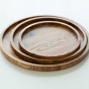 Bandeja de Servicio Decorativa Hecha a Mano en Madera Pulida con Acabado de Lujo Personalizado, Ecológica, para Hostelería, Bodas y Comida Gourmet - Product Image 1
