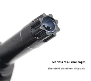 Manivelle de vélo de route SeeMore en fibre de carbone, axe DUB29, ultra-légère, montage direct, interface à 8 goujons, 170 mm, pour vélo de route et de gravier - Product Image 5