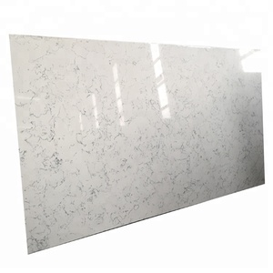 Vietnam Artificial Quartz Cararra White Big Slabs-Modern Design for Floor Kitchen Bathroom Dining Applications 15-30mm Thickness - Product Image 5