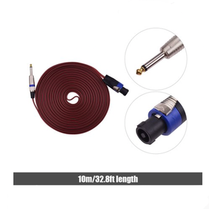 도매 베이스 스피커 케이블 100피트 XLR 스피커 케이블 오디언스 AU24 도매 순수 구리 베이스 스피커 케이블 그린 오디언스 - Product Image 2