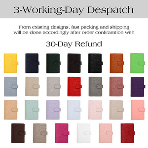 Hongbo meilleur vendeur TK <span class=keywords><strong>FB</strong></span> <span class=keywords><strong>Ins</strong></span> 27 couleur Epi cuir A6 or 30MM 6 anneaux Budget liant Journal planificateur cahier feuille - Product Image 2