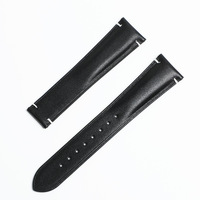 Bracelet de montre en cuir véritable de qualité supérieure pour Omega Seamaster Speedmaster, bracelet en cuir de veau grainé, boucle déployante, vente en gros, personnalisable