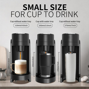 XEOLEO - Cafetera Espresso Pequeña Totalmente Automática para el Hogar, Cafetera de Cápsulas, Nuevo Diseño - Product Image 5