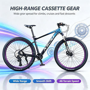 VENTE FLASH Vélo de montagne 26 pouces <span class=keywords><strong>VTT</strong></span> Freins à disque doubles Fourche à suspension 21 vitesses Vélo de montagne - Product Image 3