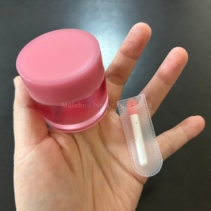 Pot vide ISMAN 20g rose dégradé transparent <span class=keywords><strong>pour</strong></span> crème visage et yeux, baume à lèvres, <span class=keywords><strong>masque</strong></span> et exfoliant, avec pinceau, cuillère et spatule - Product Image 5