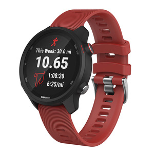 สายนาฬิกาข้อมือซิลิโคนยางแบบสปอร์ต BEEFLYPOWER ขนาด 20 มม. สำหรับ <span class=keywords><strong>Garmin</strong></span> <span class=keywords><strong>Vivomove</strong></span> Forerunner 645 245 ผู้ชาย - Product Image 2