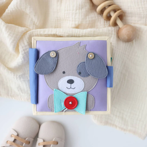 Giocattoli educativi fatti a mano di Design caldo feltro abbastanza attività di libro libro occupato Montessori bambini che imparano bambini feltro libro da gioco - Product Image 1