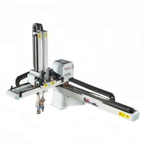 Robot linéaire à moteur servo Xiangwei, double <span class=keywords><strong>bras</strong></span> mécanique, manipulateur de composants de moulage par injection <span class=keywords><strong>5</strong></span> <span class=keywords><strong>axes</strong></span>, 3750W IP67 - Product Image 1