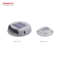 DAMAVO Extérieur 2W 4W LED Navigation Deck Éclairage Aluminium Plastique Étanche Solaire Deck Lights Piston Marine Supplies