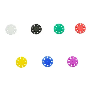 100 unidades/bolsa de tapones de goma para limas de conducto radicular, circulares, para desinfección, marcado y conteo dental - Product Image 2