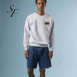 Design OEM di lusso Casual in tinta unita stile classico Skinny blu scuro Vintage Denim carpentiere corto per gli uomini - Product Image 3