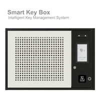 Gabinete de Llaves Inteligente con 50 Ranuras, Caja Fuerte con Control de Llaves RFID, Sistema Electrónico de Gestión de Llaves, Montaje en Pared, NFC, Huella Dactilar, Reconocimiento Facial