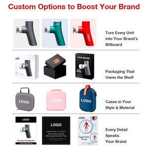 A8230 Nuovi Prodotti Idea 2025 Pistola Massaggiante Intelligente Personalizzabile all'Ingrosso, Corsa 4mm, Motore Brushless a 4 Velocità, 680mAh, 2 Testine Massaggianti - Product Image 3