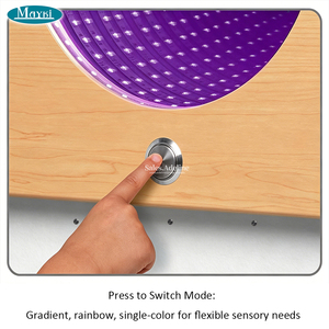Panel de Espejo Infinito Interactivo Montessori con LED de Cambio de Color, Equipo Sensorial para Habitaciones, para Autismo, TDAH y Necesidades Especiales - Product Image 3