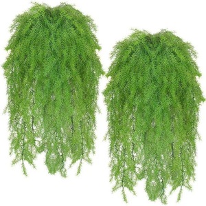 Guirnaldas de Helecho Artificial de Plástico para Decoración de Paredes, Fondo de Plantas Verdes para Bodas, Decoración de Oficina - Product Image 6