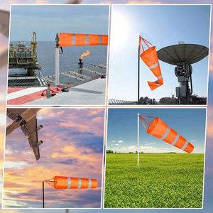 Drapeaux indicateurs de direction en tissu Oxford réfléchissant orange de haute qualité pour l'extérieur, pour la sécurité et la protection - Product Image 6