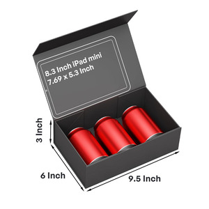 Cajas de cartón personalizadas blanco negro zapatilla embalaje zapato plegable caja de regalo de papel magnético con logotipo - Product Image 3