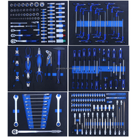 Chariot d'atelier mobile robuste en métal pour outils, avec 245 pièces, personnalisable OEM, pour mécaniciens
