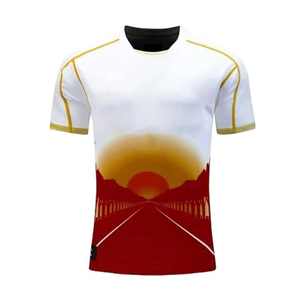 T-shirt respirant à manches courtes unisexe pour l'Union de Rugby d'Australie, impression par transfert thermique personnalisée 2026, vêtements de sport d'été - Product Image 5