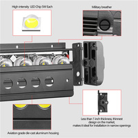 50W 8 pouces LED barre lumineuse hors route 120W puissance nouvelle condition inondation Combo Angle de faisceau IP68 vendu une paire-montage latéral encastré