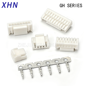 Connecteurs de câblage GH 1,25 mm GHR-10V-S 10P, boîtiers de câblage PBT JST 0,3A~1A / 125V AC AWG # 30~ # 32 - Product Image 2