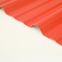 Tuiles de toit ondulées isolantes thermiques ASA+PVC, ignifuges, imperméables, durables, haute résistance à la corrosion pour maison