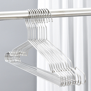 Ledol Cintres Offre Spéciale Vente en gros 201 Cintres en acier inoxydable <span class=keywords><strong>pour</strong></span> vêtements Cintres en métal argenté <span class=keywords><strong>pour</strong></span> vêtements - Product Image 1