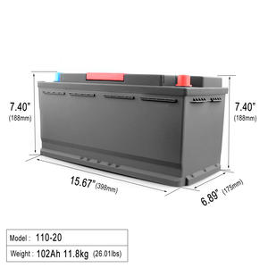 경쟁력있는 가격 휴대용 12.8v 하이브리드 자동차 시작 배터리 12V <span class=keywords><strong>90Ah</strong></span> 리튬 이온 배터리 자동차 배터리 팩 도매 - Product Image 2