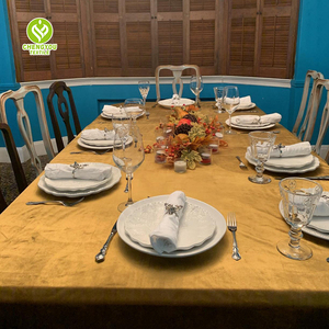 Elegant Italian Velvet Rectangular Tablecloth Modern Style Custom Branded for Home Parties Banquets Wholesale Stylish Cover - Product Image 6