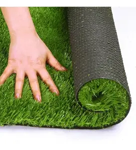 Herbe synthétique de tapis de pelouse artificielle de haute qualité bon marché de 30mm pour l'usage d'arrière-cour de jardin