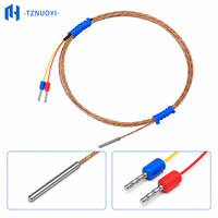 Sonde de température à thermocouple de type K, haute température 480°C, câble en fibre de verre, sonde industrielle à réponse rapide, OEM ODM IP65